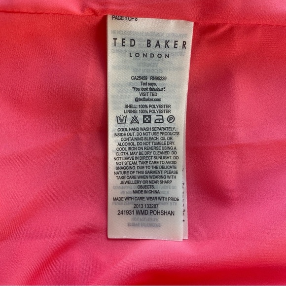 Ted Baker Pink Midi Dress - Picture 13 of 14
